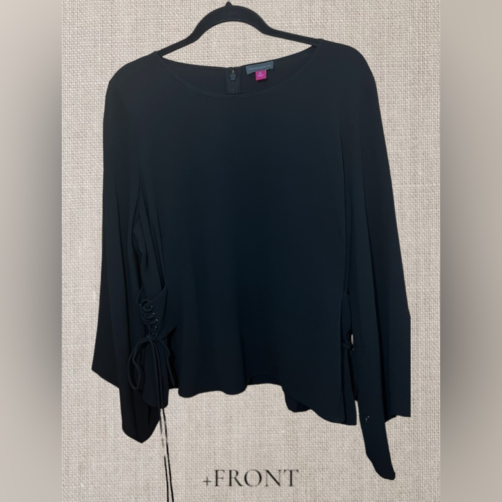 Vince Camuto bell sleeve corset waist NWT